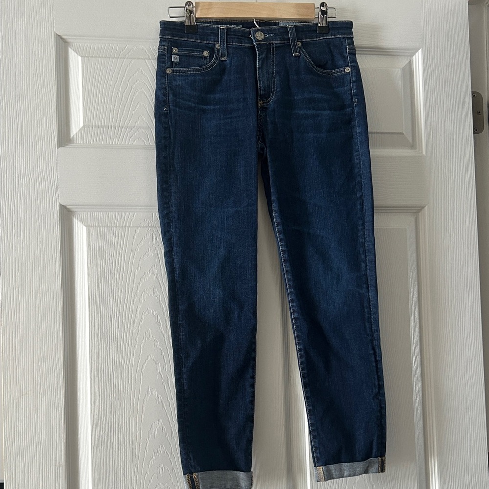 AG Adriano Goldschmied Women's Skinny Jeans in Dark Blue